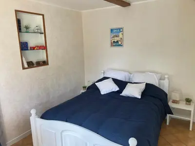 Un ou plusieurs lits dans un hébergement de l'établissement Gîte de Blay