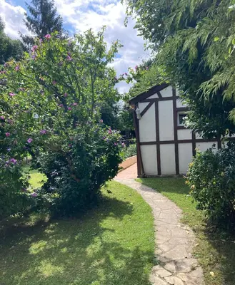 Jardin de l'établissement Gîte de Blay