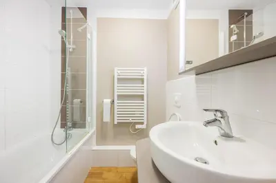 Salle de bains dans l'établissement Némo - Appartement avec Terrasse