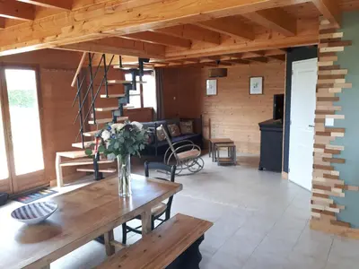 Coin salon dans l'établissement LE CHALET