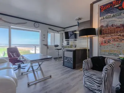 Cuisine ou kitchenette dans l'établissement Apartment Les Dunes by Interhome
