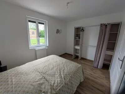 Un ou plusieurs lits dans un hébergement de l'établissement Gîte Les Sauvagines