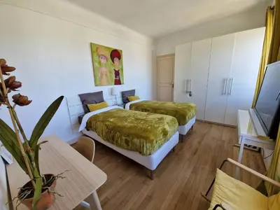 Un ou plusieurs lits dans un hébergement de l'établissement Villa Fresquet