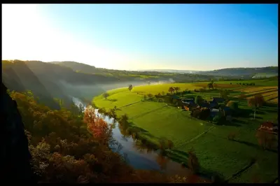 Paysage naturel près de la maison de vacances