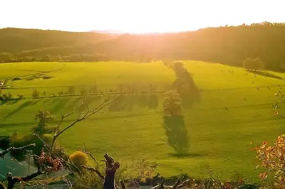 Paysage naturel près de la maison de vacances