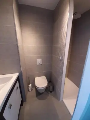 Salle de bains dans l'établissement Le coin de mire