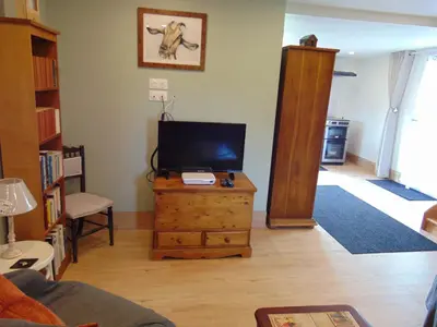 Télévision ou salle de divertissement dans l'établissement La Vesiniere/BelleFleur gite