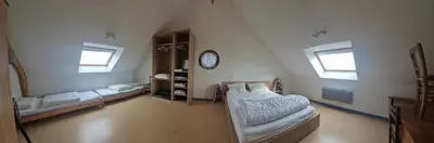 Un ou plusieurs lits dans un hébergement de l'établissement L'auberge d'authie
