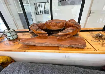 Coin salon dans l'établissement Maison charmante à Saint-Laurent-sur-Mer avec terrasse