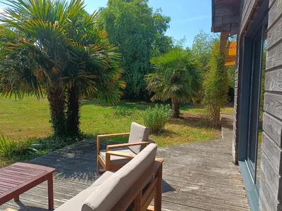 Jardin de l'établissement Gîte de la Croix Regnault