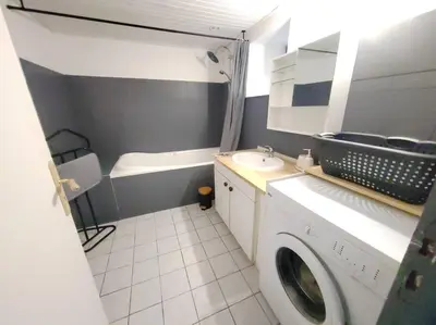 Cuisine ou kitchenette dans l'établissement Gîte du Connétable