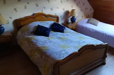 Un ou plusieurs lits dans un hébergement de l'établissement La Vallée en Cotentin
