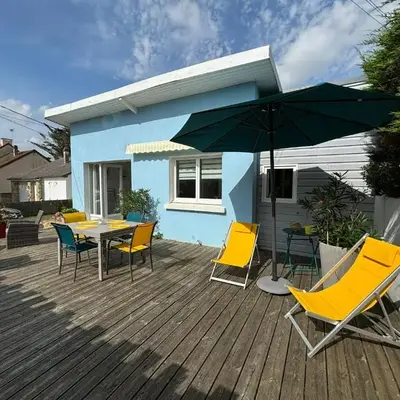 C'est une maison bleue