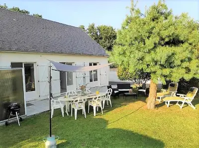 Jardin de l'établissement Baie du Mont Saint Michel - Maison Bord de Mer