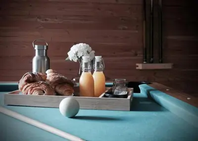 Boissons dans l'établissement Duplex accès jacuzzi illimité T