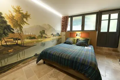 Un ou plusieurs lits dans un hébergement de l'établissement exceptionnelle maison de charme à 50m du port et de sa plage