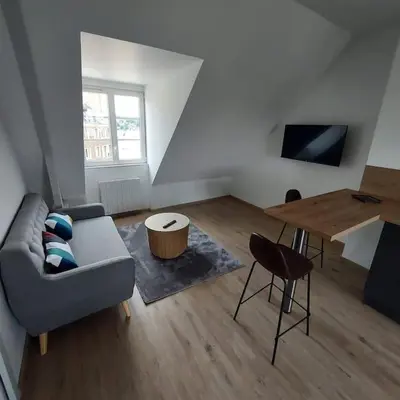 Télévision ou salle de divertissement dans l'établissement Bel appartement F2 hyper centre refait à neuf