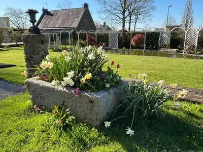 Jardin de l'établissement Manoir Saint Martin Chambres d'hôtes