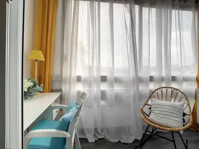 Un ou plusieurs lits dans un hébergement de l'établissement Appartement T3 avec vue sur port, parking et WiFi - FR-1-746-6