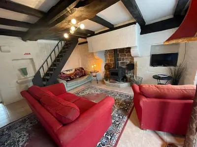 Coin salon dans l'établissement La Petit Fleur - the little flower, cosy cottage
