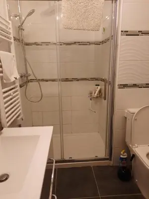 Salle de bains dans l'établissement La hervuerie