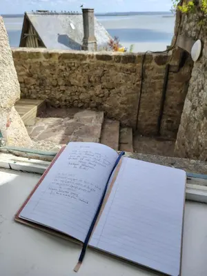 Vue générale sur la mer ou vue sur la mer prise depuis la maison de vacances