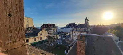 Vue générale sur Cabourg ou vue de la ville depuis l'appartement