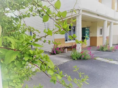 Jardin de l'établissement Appartement cosy, à deux pas de la mer