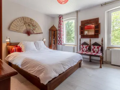 Un ou plusieurs lits dans un hébergement de l'établissement Holiday Home Les Oiseaux by Interhome
