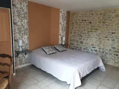 Un ou plusieurs lits dans un hébergement de l'établissement Ferme de Barville & SPA