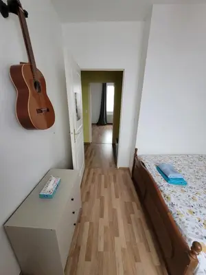Un ou plusieurs lits dans un hébergement de l'établissement Petite maison proche mer - Flamanville
