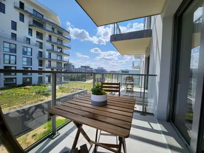 Balcon ou terrasse dans l'établissement Le Quai des Bleus
