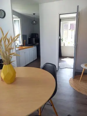 Cuisine ou kitchenette dans l'établissement Maison Thalène