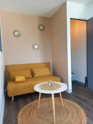 Coin salon dans l'établissement Maison Thalène
