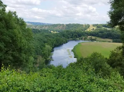 Paysage naturel près de la maison de vacances
