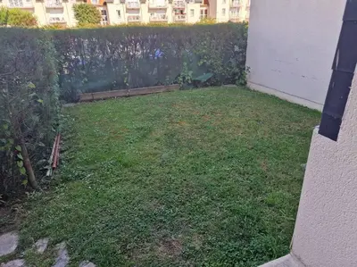 Jardin de l'établissement Appartement refait à neuf, 4 pers à Courseulles