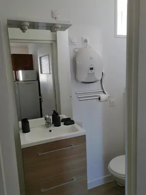Salle de bains dans l'établissement Appartement 