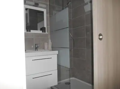 Salle de bains dans l'établissement T2 - Résidence Plein Sud