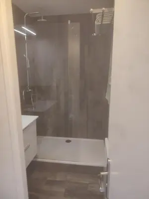 Salle de bains dans l'établissement Appartement liberty