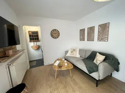 Coin salon dans l'établissement « L’Hilo » Appart 4 Personnes À 250 m de la Plage