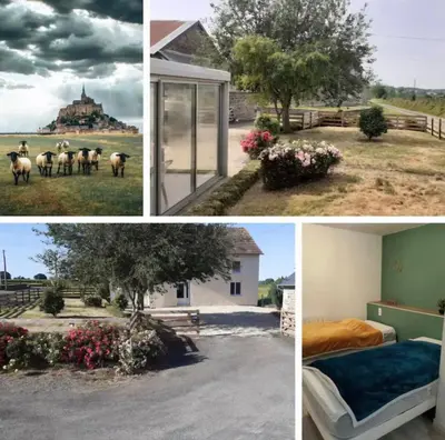 Plan de l'établissement Maison calme individuelle proche du Mont st Michel