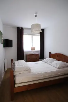 Un ou plusieurs lits dans un hébergement de l'établissement Appartement 3 pièces - Cabourg