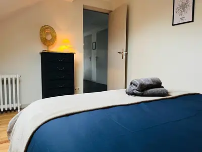 Un ou plusieurs lits dans un hébergement de l'établissement Le 6 appartement Centre-ville Caen - Port