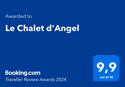 Certificat, récompense, panneau ou autre document affiché dans l'établissement Le Chalet d'Angel