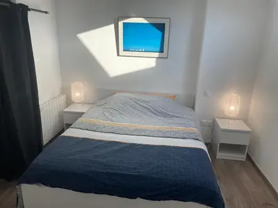 Un ou plusieurs lits dans un hébergement de l'établissement Maison au calme - entre Caen et la mer