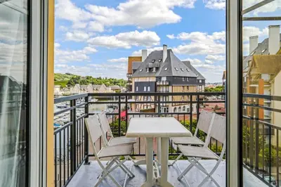 Balcon ou terrasse dans l'établissement Résidence Port Guillaume - maeva Home - 3 Pièces 6 Personnes Sélection MAE-2368