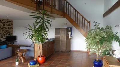Plan de l'établissement REVES DE BAIE - Chambre d'hôtes COSY avec table BIO et MASSAGES - Vue panoramique exceptionnelle
