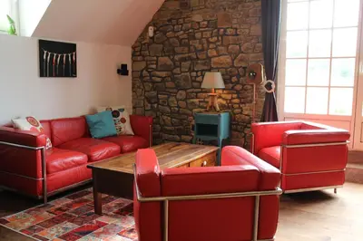 Coin salon dans l'établissement LE MONTESSER