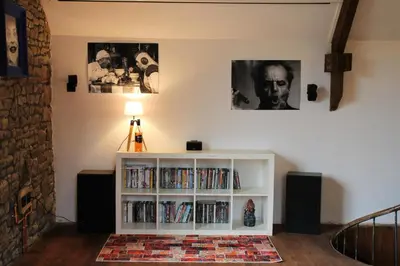 Bibliothèque dans le B&B/chambre d'hôtes