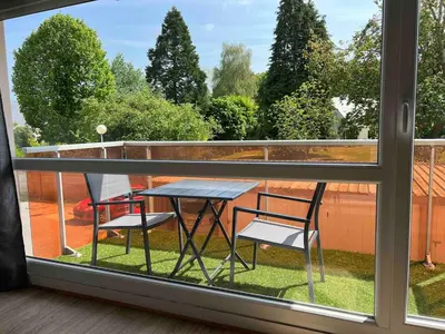 Balcon ou terrasse dans l'établissement Studio - La parenthèse Valognaise